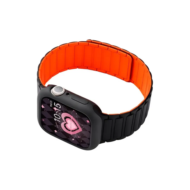 Mr. Strap Watch Band Apple Compatibility Silicone Material-13