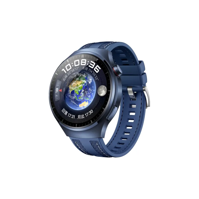 FZRT Huawei Compatibility Watch Band Composite Woven Cerulean Earth Strap Silicone Material-0