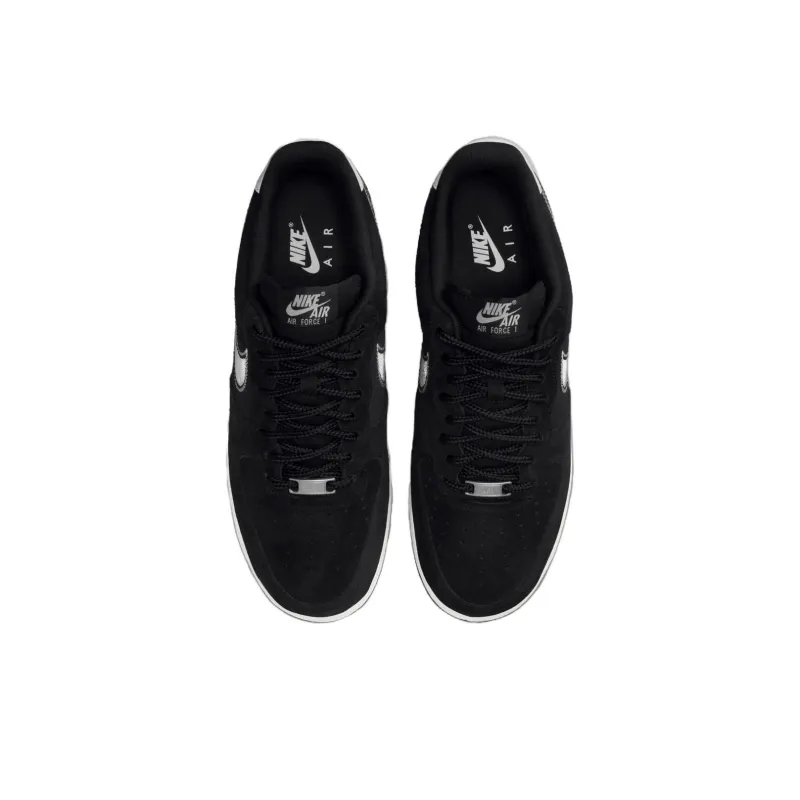 Nike Air Force 1 Low '07 LV8 Black Sail Embroidered Swoosh-3