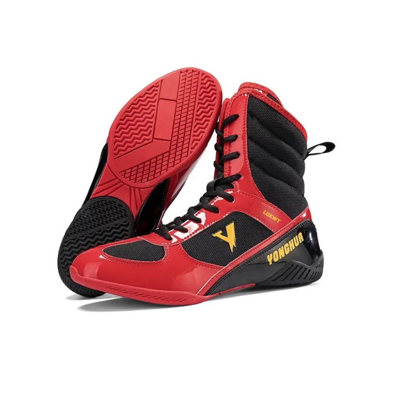 LOKWT Cushioned Slip-Resistant Abrasion-Resistant High-Top Training Shoes Men's-5