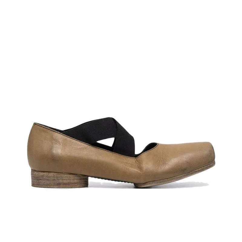 UMA WANG Square Toe Ballerina Shoes-1