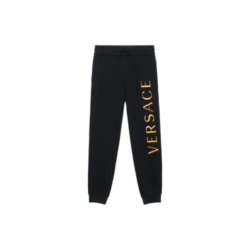 VERSACE Knitted Sweatpants Men Black