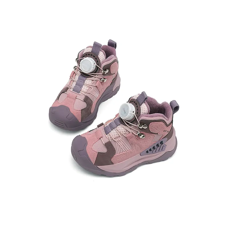 Jeep Wear-Resistant Cushioning Warm Kids Lifestyle Shoes Pastel Pink/Mauve Kids'-5