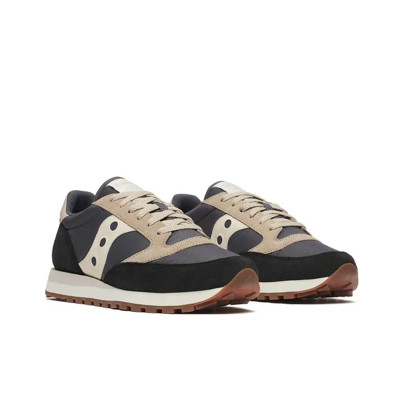 Saucony Jazz Original Grey Navy Beige-2