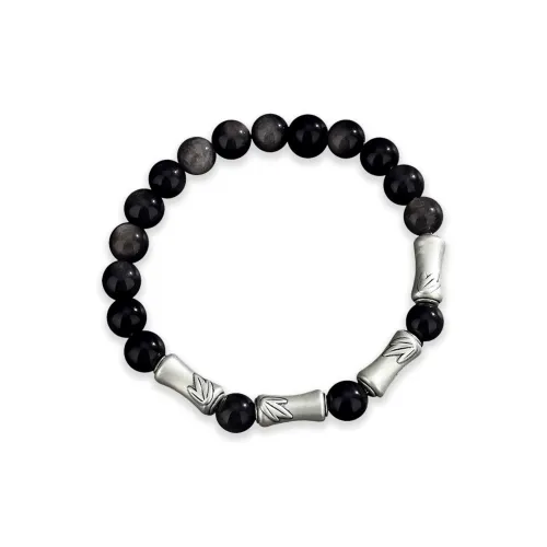 SEVEN COOK Obsidian Bracelets Men's