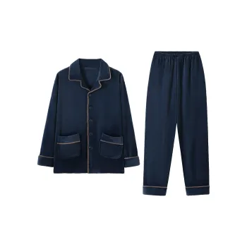 MADALLO Pajama Set Men's Navy Blue