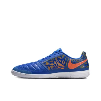 Nike Lunar Gato IC/IN Anti Slip Wear Resistant Soccer Shoes Unisex Blue