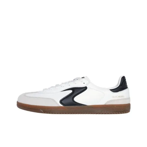 Skechers Anti-Slip Wear-Resistant Low-Top Skateboard Shoes Women's White