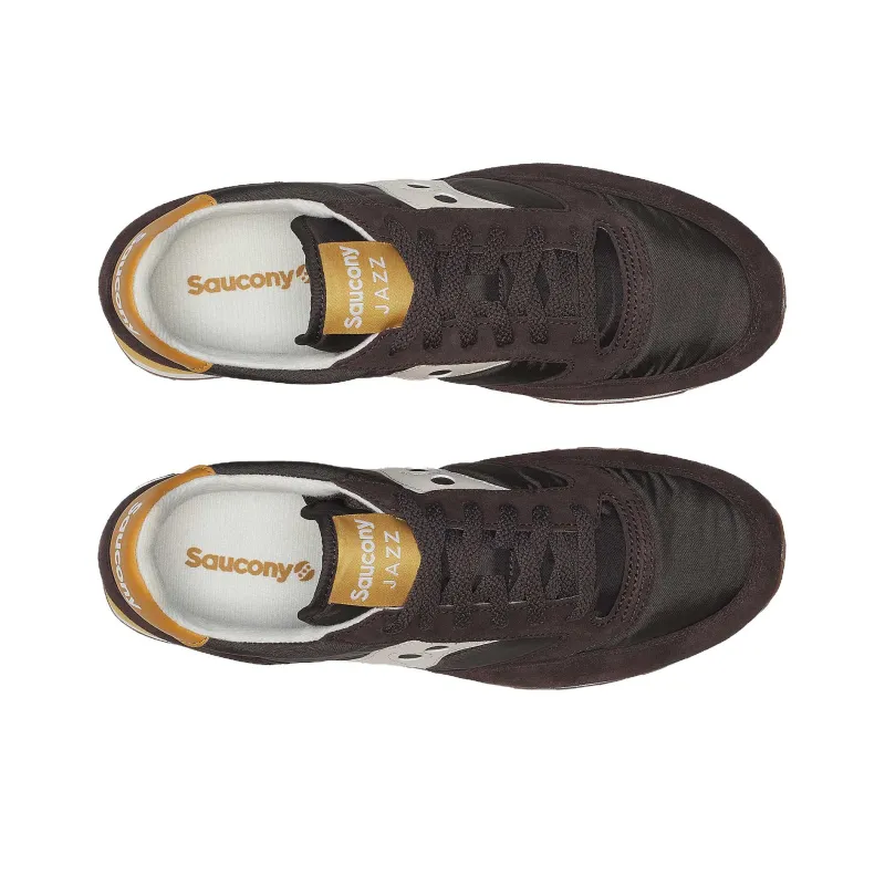 Saucony Jazz Original Dark Brown Cream-3