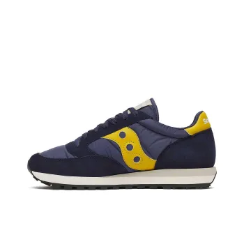 Saucony Jazz Original Anti Slip Wear Resistant Low Top Running Shoes Unisex Dark Blue