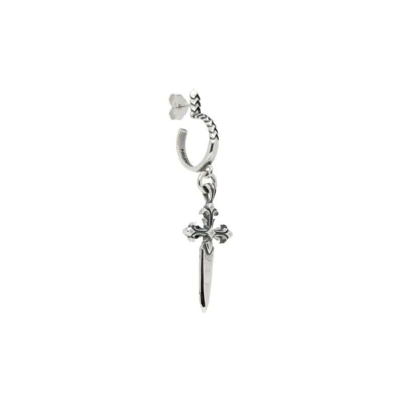 EMANUELE BICOCCHI Cross Pendant Hoop Earring-1