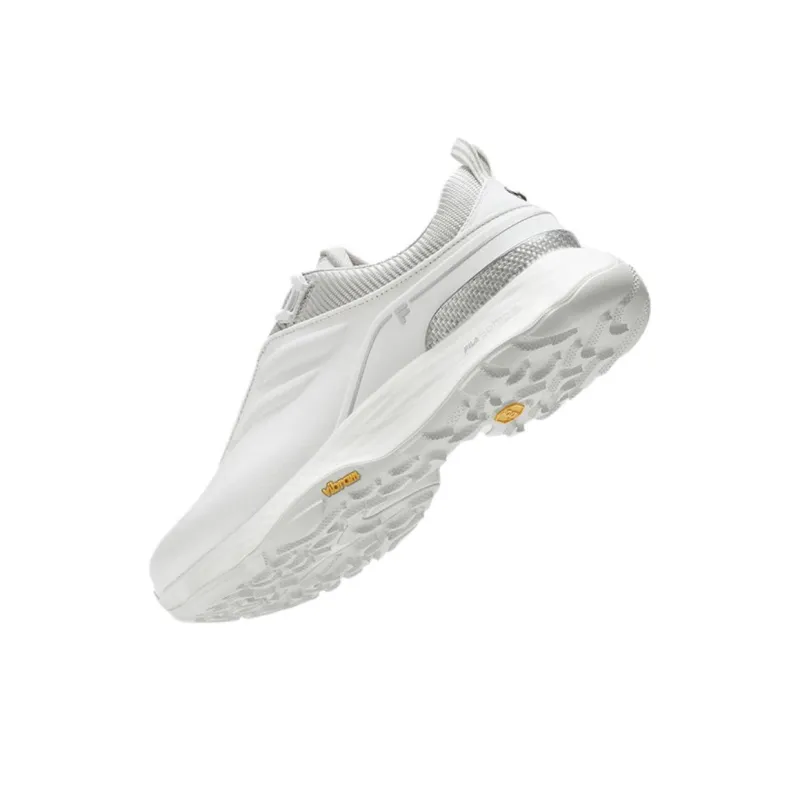 FILA Anti Slip Wear Resistant Low Top Golf Shoes Men's White-4