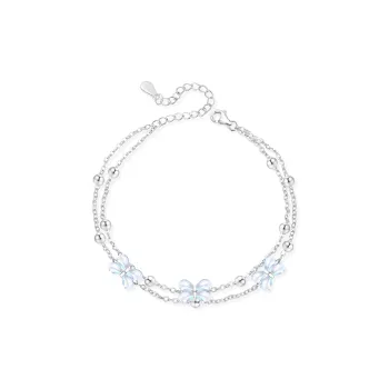 STQ S925 Silver Bracelets Women's Bestie Gift Box Set