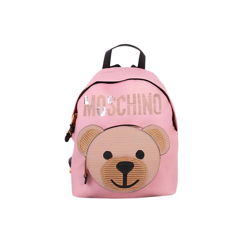 MOSCHINO PU Backpack Women's Pink-0