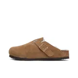 Yellow Brown (Fleece-Lined)-White Fur
