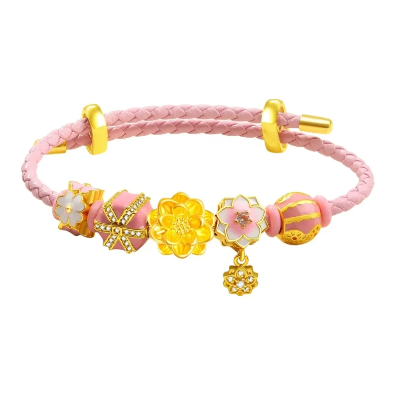 JINZHIFU Gold Bracelet Unisex-1