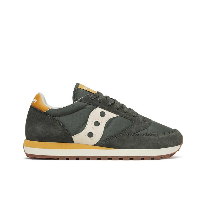 Saucony Jazz Original Anti Slip Wear Resistant Low Top Casual Shoes Unisex Green-1