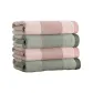 [4 Pack]Leather Pink × 2, Dark Green × 2[Pure Cotton, Skin-Friendly, Anti-Pilling]