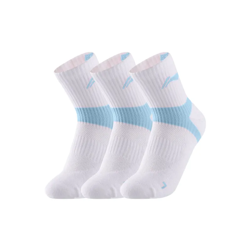 LiNing Badminton Series Mid-Calf Socks Unisex 3 Pack-32