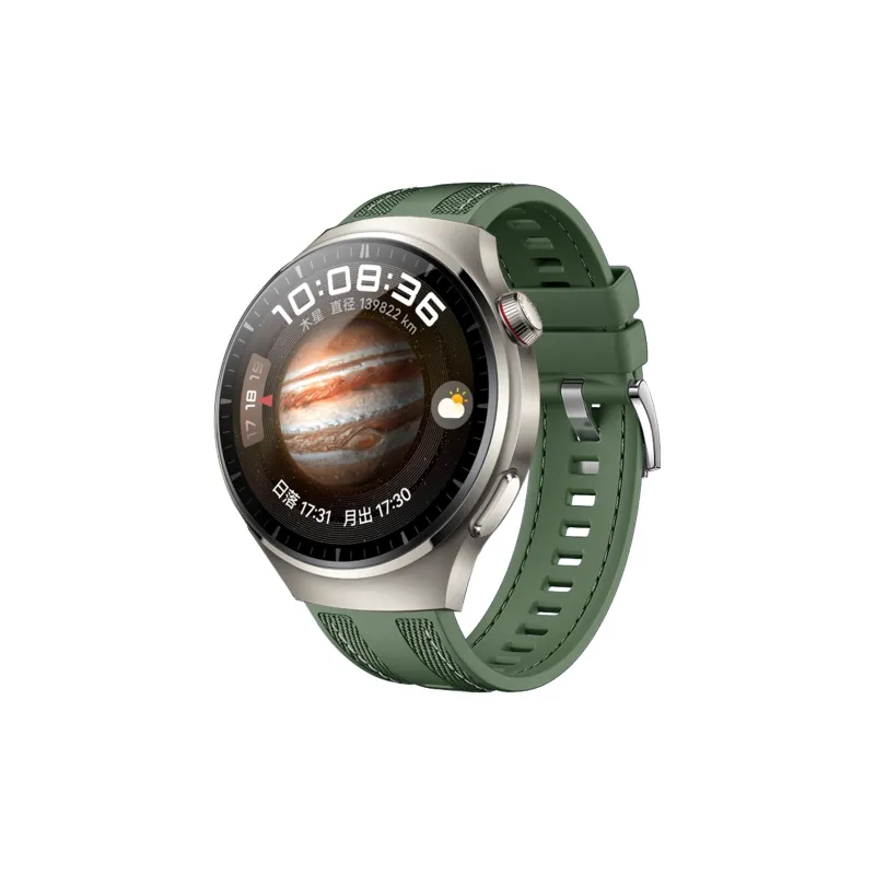 FZRT Huawei Compatibility Watch Band Composite Woven Cerulean Earth Strap Silicone Material-5