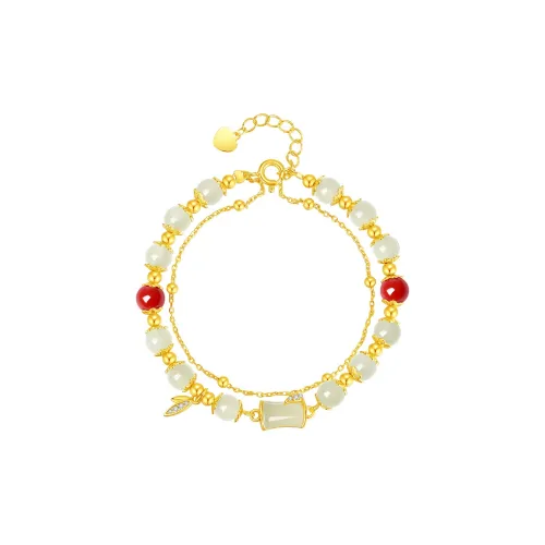 WINY Hetian Jade Bracelets White Jade/Pale Greenish White Jade Women's