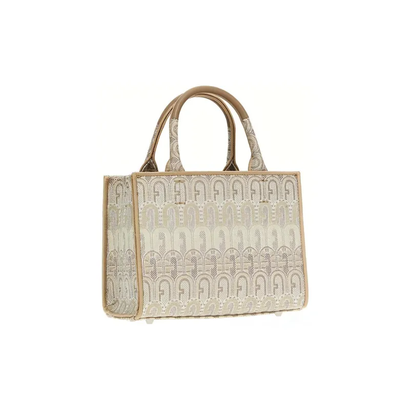 Furla Opportunity Canvas Canvas Bag Tote Bag Shopping Bag Shoulder Bag Handbag Mini Women's Multicolor-1