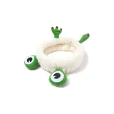 Big-Eyed Frog Headband White