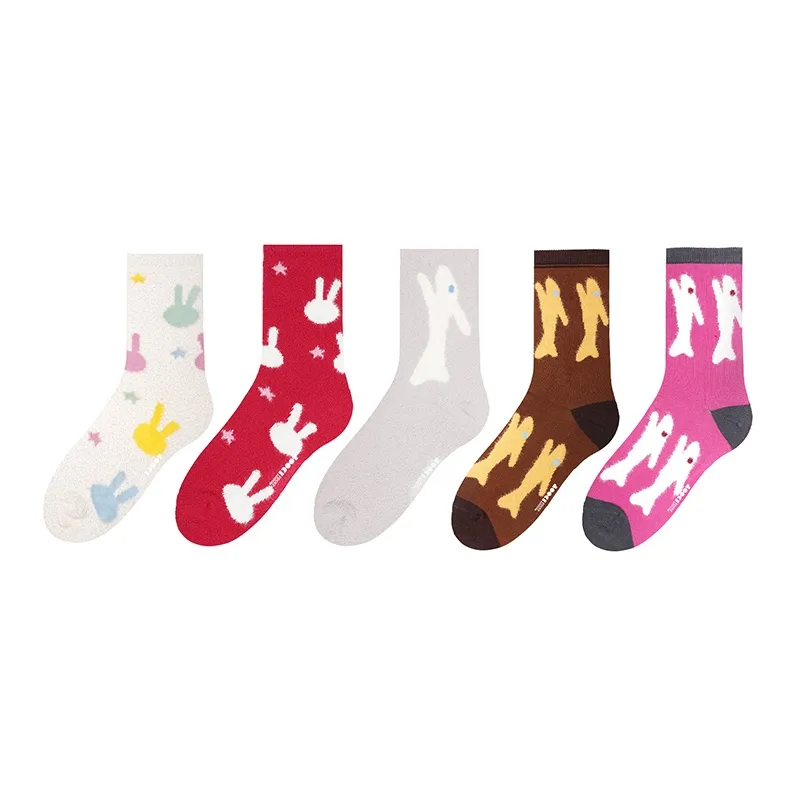 TOOCI Unisex Mid Calf Socks-5