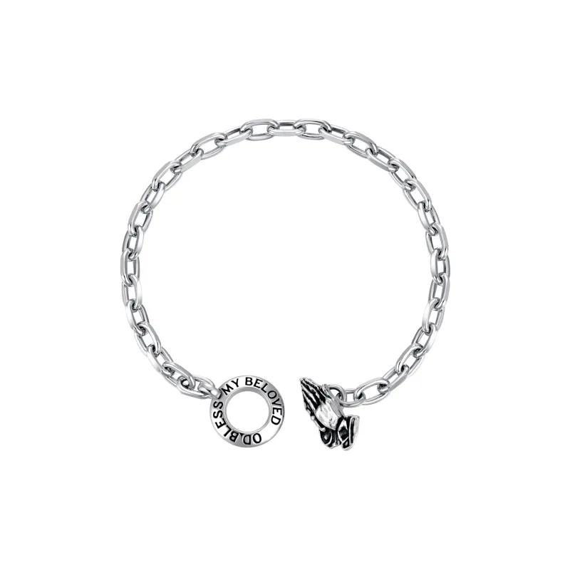 JANENG 925 Sterling Silver Bracelets Unisex-2