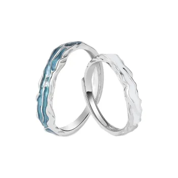 ZHONGLING 999 Fine Silver Rings Unisex