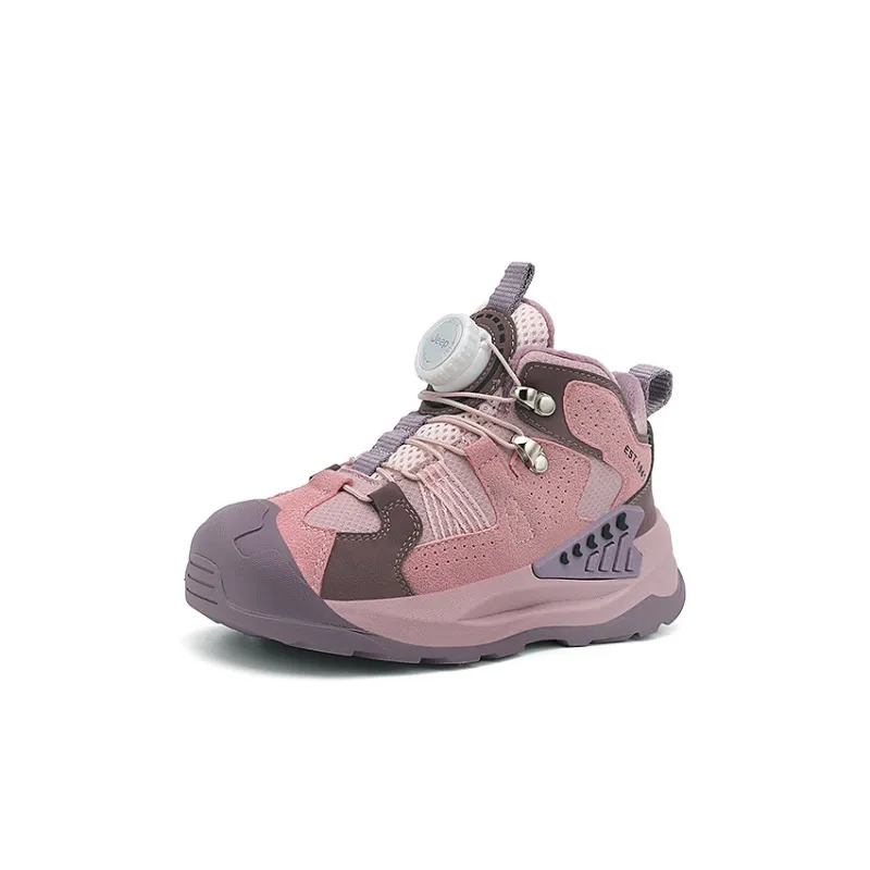 Jeep Wear-Resistant Cushioning Warm Kids Lifestyle Shoes Pastel Pink/Mauve Kids'-1