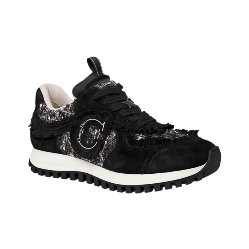 DIOR C'est Dior Low-Top Casual Shoes Women's Black-2