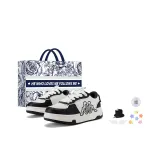 White (Comes with Flower Shopping Bag+Stars Shoe Accessories*6+Shoelace)