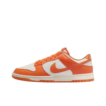 Nike Dunk Anti Slip Wear Resistant Low Top Skateboard Shoes Men's White Orange