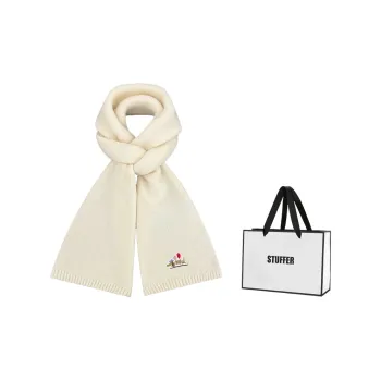 STUFFER Contains Wool Knit Scarves Unisex