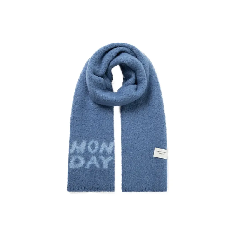 Fancet Studios Sheep Wool Knit Scarves Women's-10