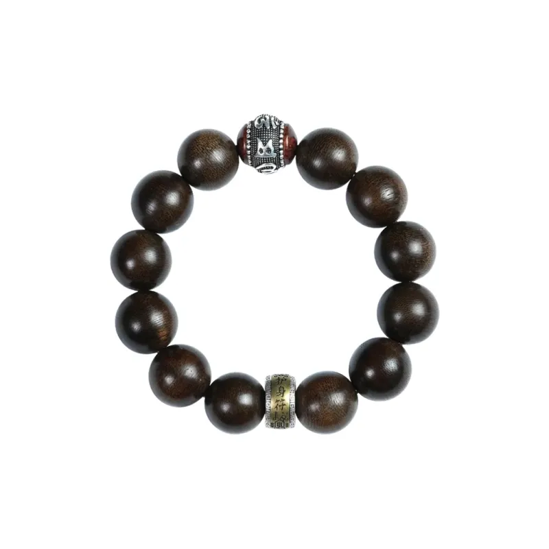 FANGYUANXIAOFU Fragrance Enhancer, Agarwood Bracelets Men's-0
