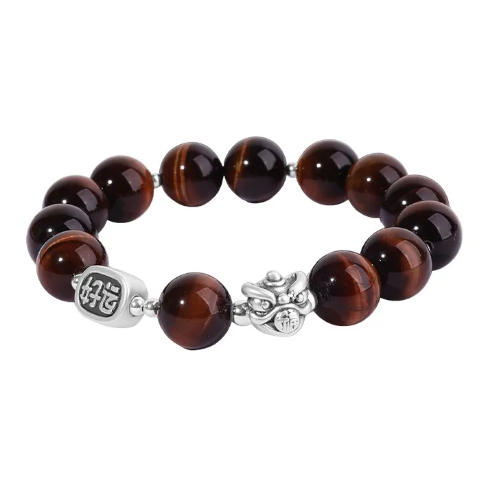 MAGICPOLE Tiger's Eye Stone Bracelets Unisex-0