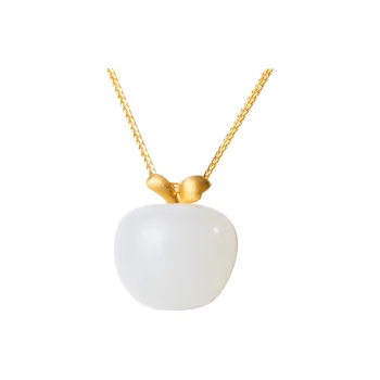 Survival Hetian Jade Necklaces White Jade Women's