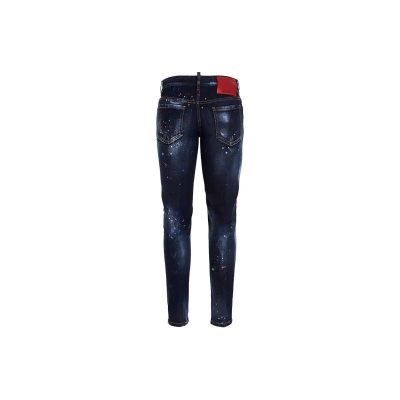 DSQUARED 2 Jennifer Distressed Cropped Jeans-1