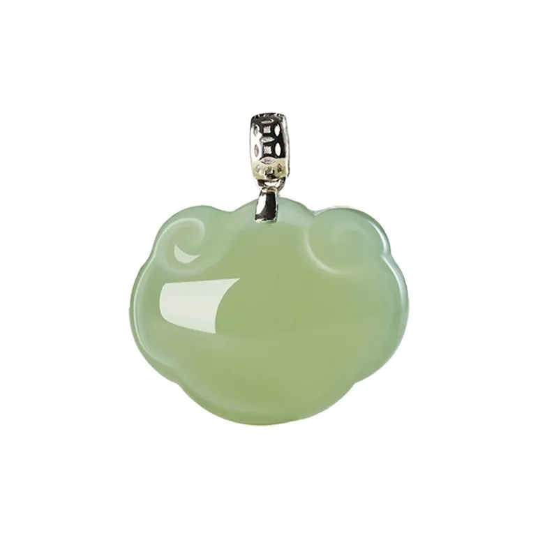 KUNYUYAO Hetian Jade Pendants White Jade Unisex-28