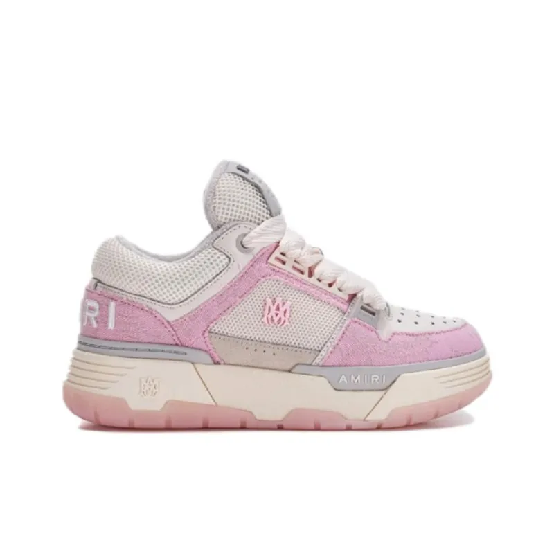 AMIRI MA 1 Low Top Skateboard Shoes Women's Pink-1