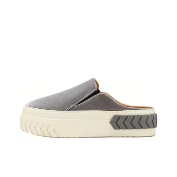 Both Tyres Slip Resistant Closed Toe Slippers Unisex Gray