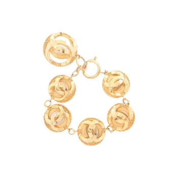 CHANEL 1986-1988 Coco Mark Bracelet
