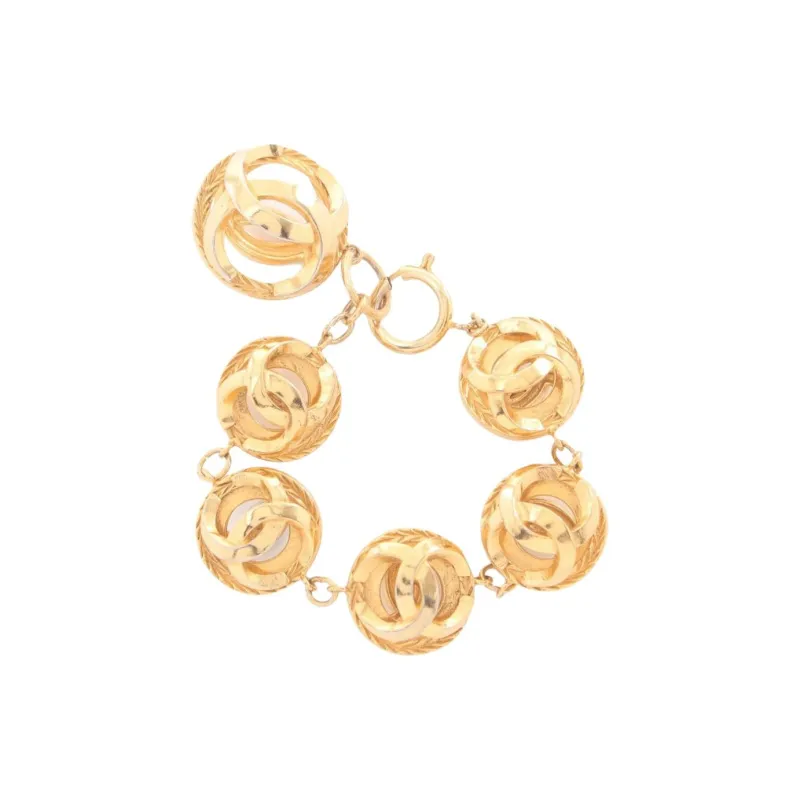 CHANEL 1986-1988 Coco Mark Bracelet-0
