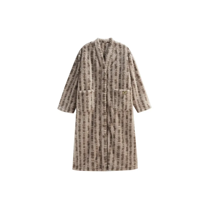 Same Language Pajama Robe Women's Fox Brown-0