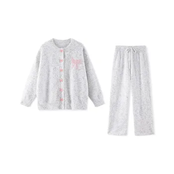 Beast's Secret Pajama Set Women's Light Gray
