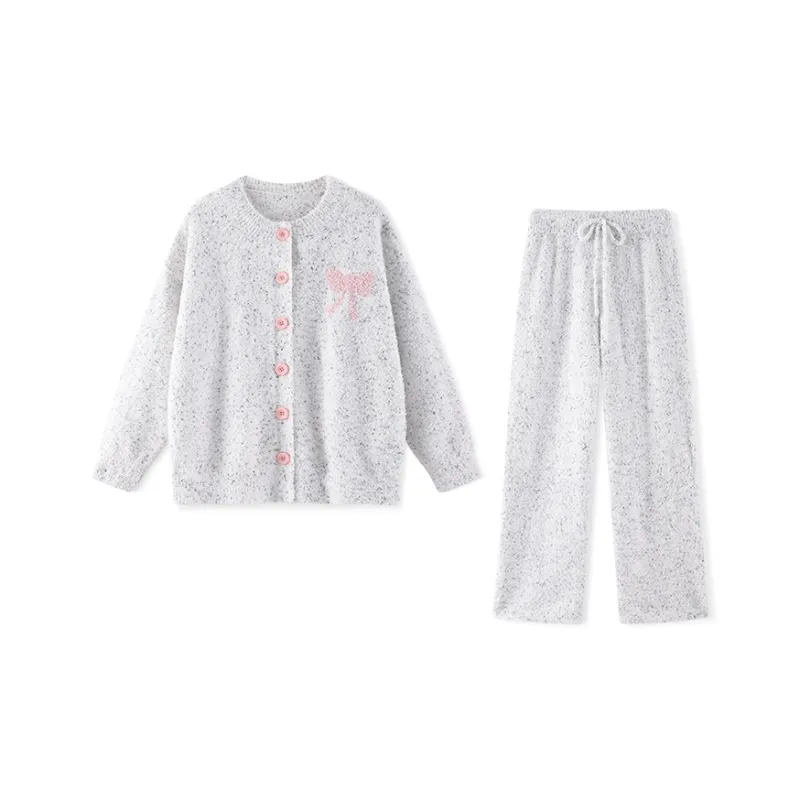Beast's Secret Pajama Set Women's Light Gray-0