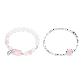 JOYDINNY Alloy Bracelets Unisex