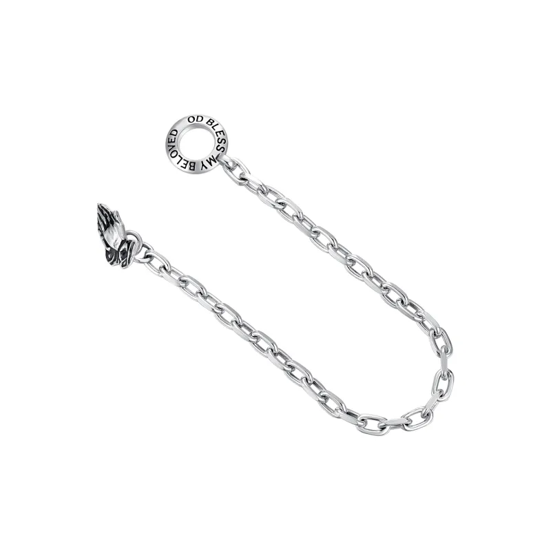 JANENG 925 Sterling Silver Bracelets Unisex-1